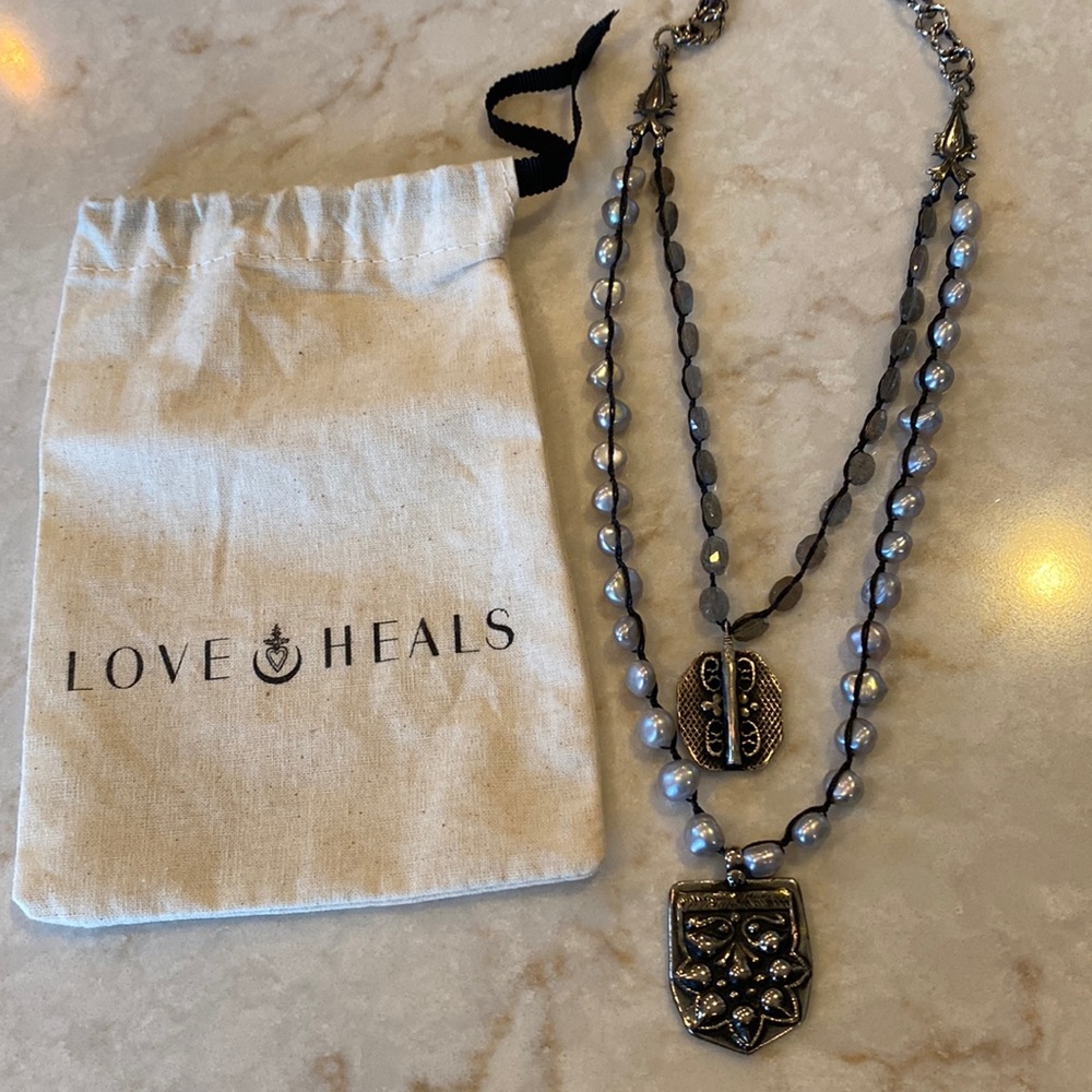 Love Heals Medallion Necklace